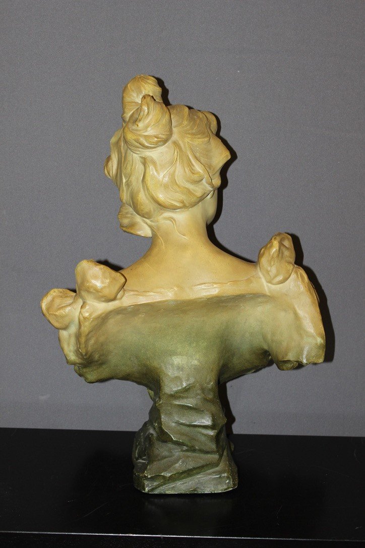 Sculpture Art Nouveau De Jeune Femme Titrée Curieuse Par Madrassi-photo-4