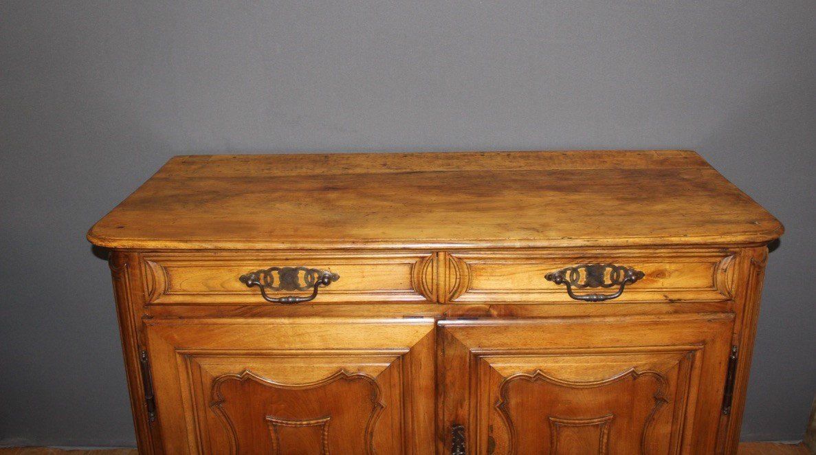 Louis XIV Sideboard In Walnut XVIII Century -photo-2