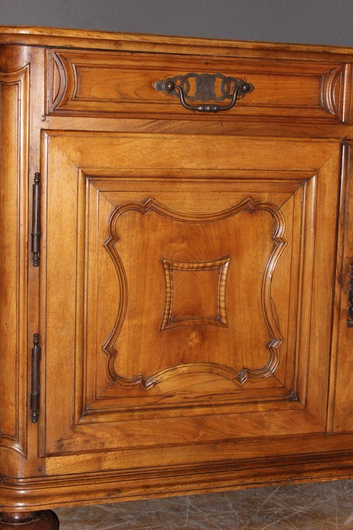 Louis XIV Sideboard In Walnut XVIII Century -photo-7