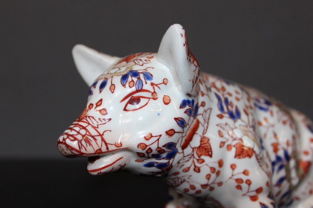 Cochon En Porcelaine Imari , Japon , Fin XIX -photo-1