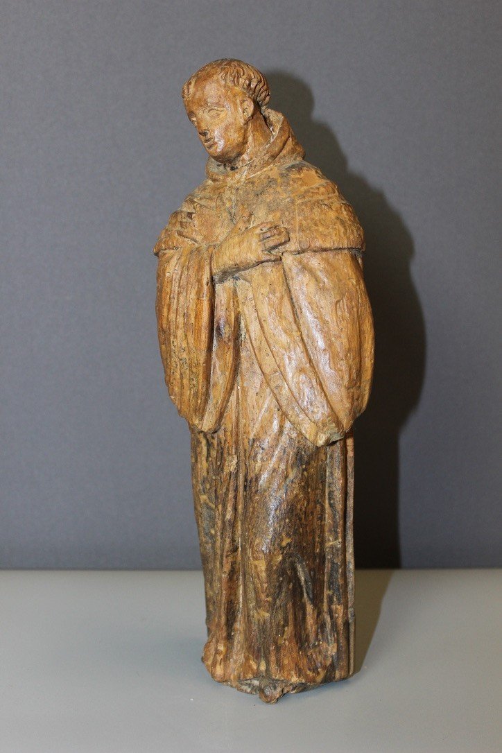 Monk In Carved Linden Wood XVIII-photo-3
