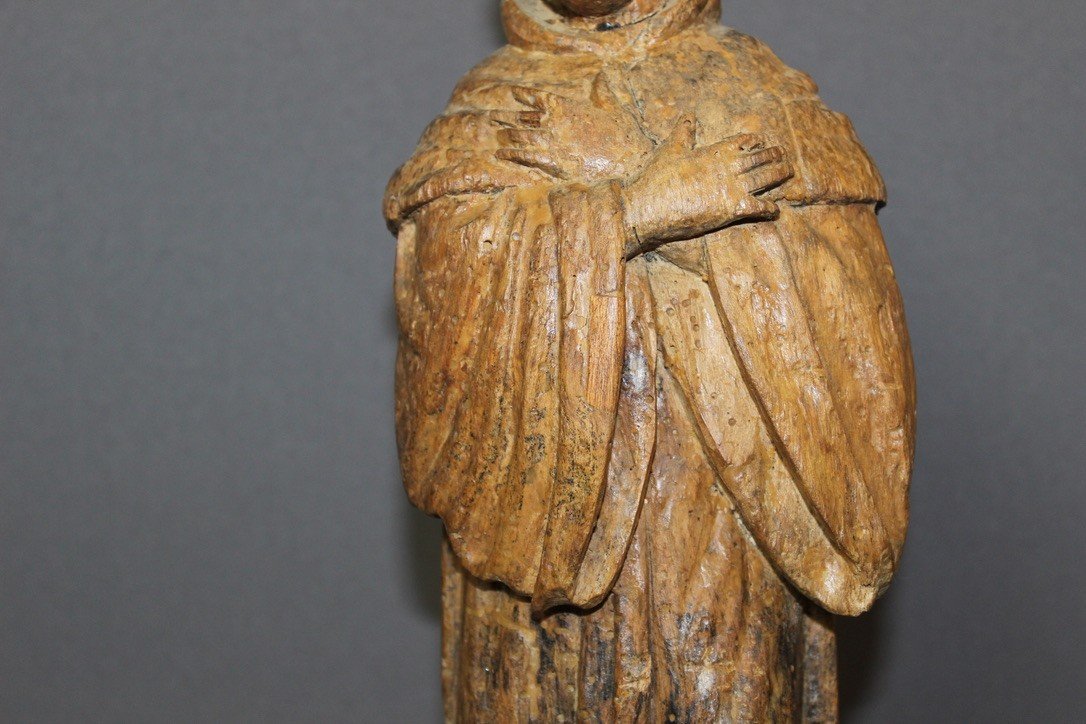 Monk In Carved Linden Wood XVIII-photo-2