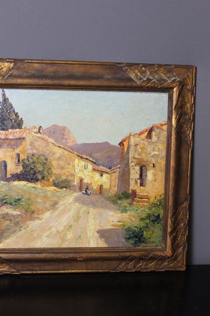 Paysage De Provence Par Osietzki Vers 1930-photo-3