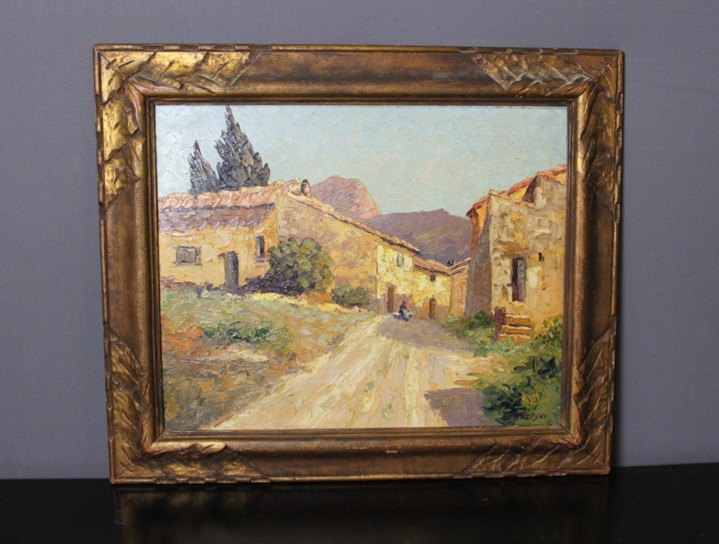 Paysage De Provence Par Osietzki Vers 1930-photo-2