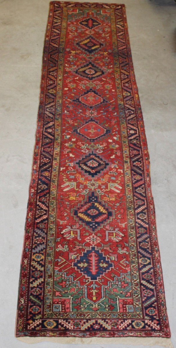 Tapis Persan De Couloir Vers 1930