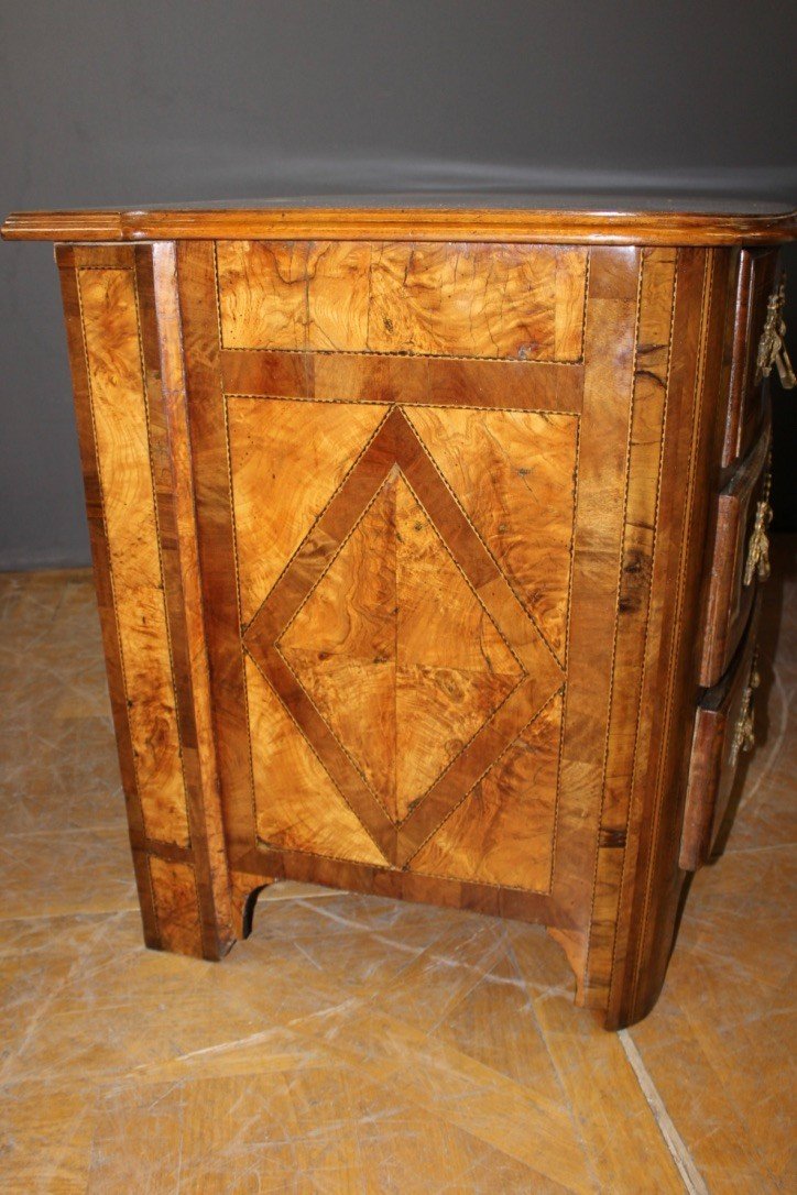 Louis XIV Chest Of Drawers In 18th Century Marquetry-photo-4