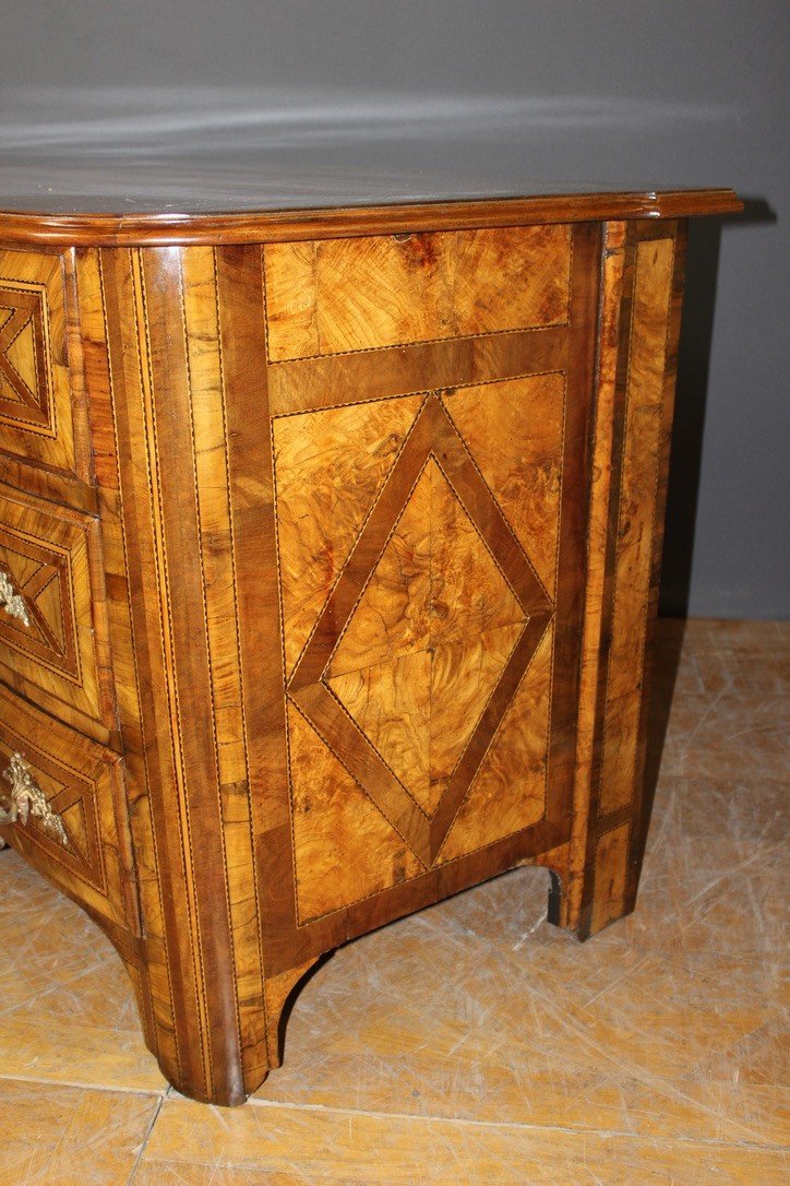 Louis XIV Chest Of Drawers In 18th Century Marquetry-photo-6