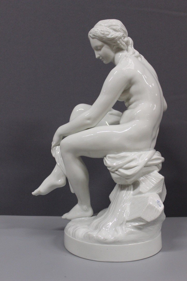 Venus Au Bain Porcelaine De Villenauxe La Grande XX-photo-2