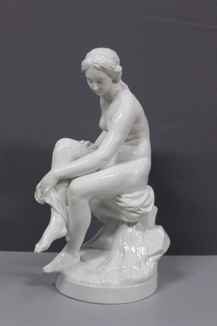 Venus Au Bain Porcelaine De Villenauxe La Grande XX-photo-6