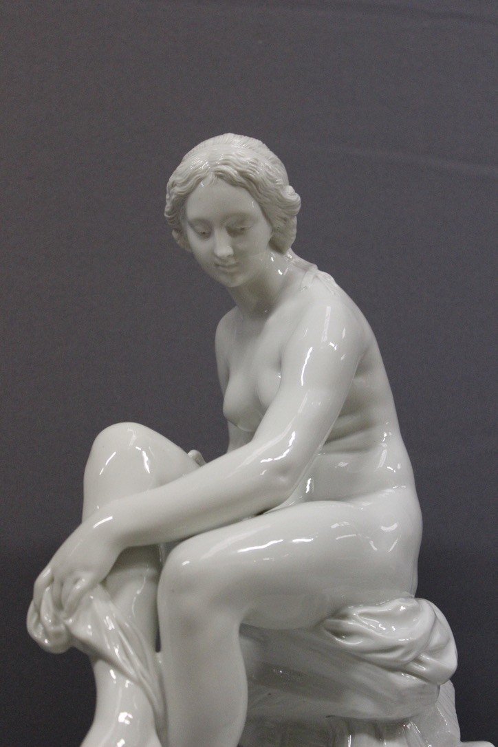 Venus Au Bain Porcelaine De Villenauxe La Grande XX-photo-7