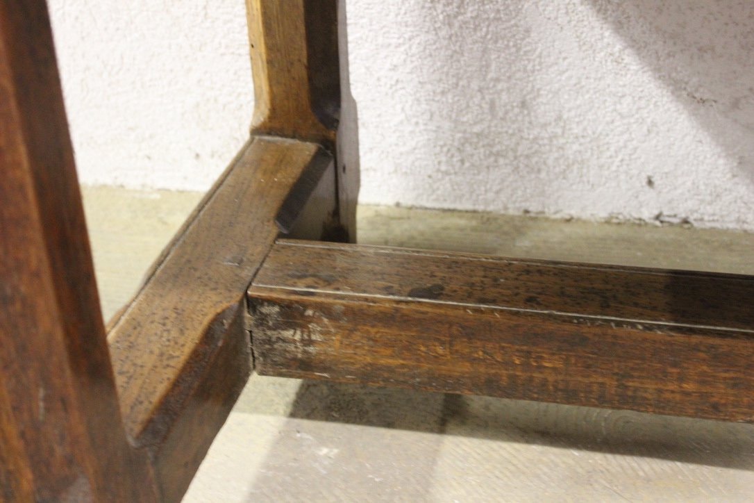 Oak Farmhouse Table Or Console Table, Late 18th Century-photo-8