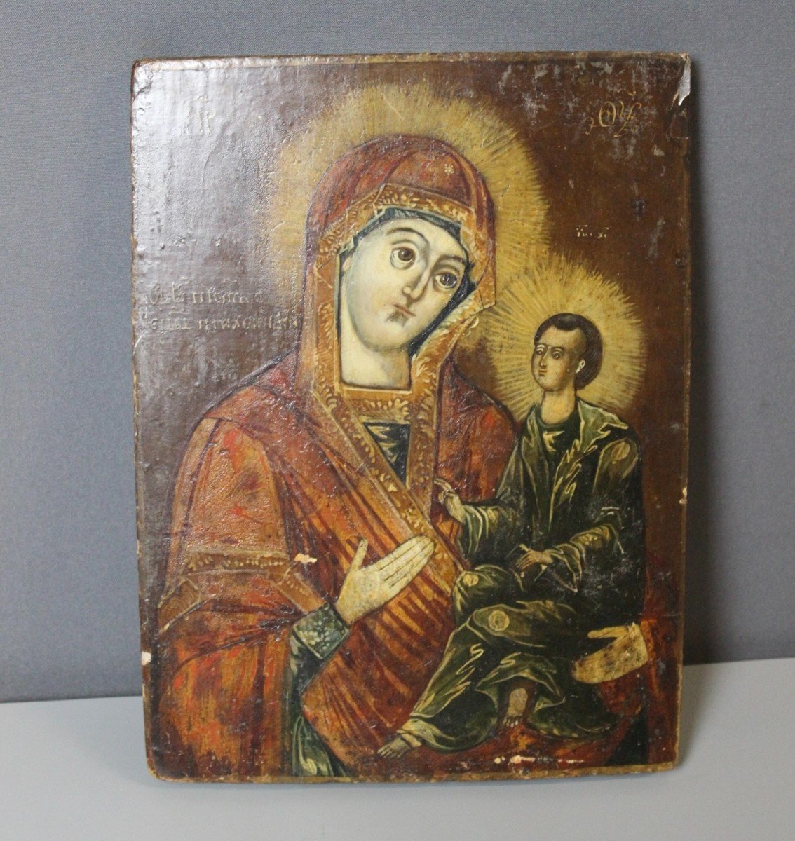 Icon Of The Virgin Of Tikhvin, End Of The 19th Century-photo-7