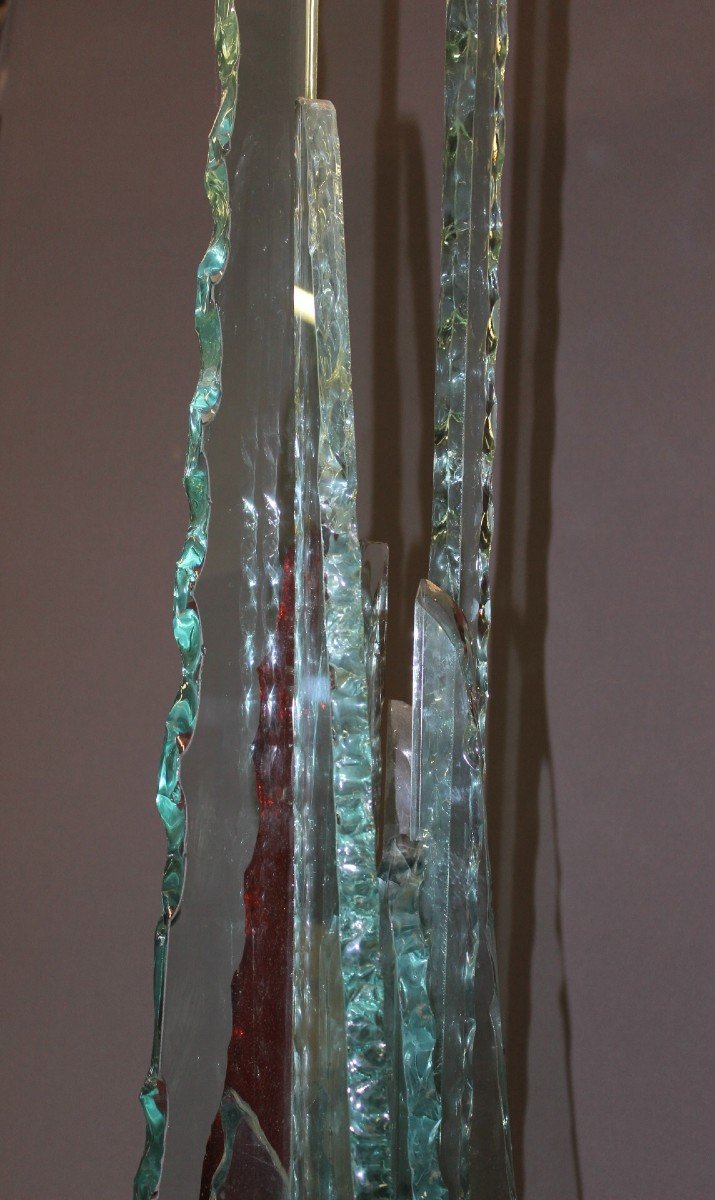 Importante Sculpture En Verre Par Thibault d'Aucuns XX-photo-2