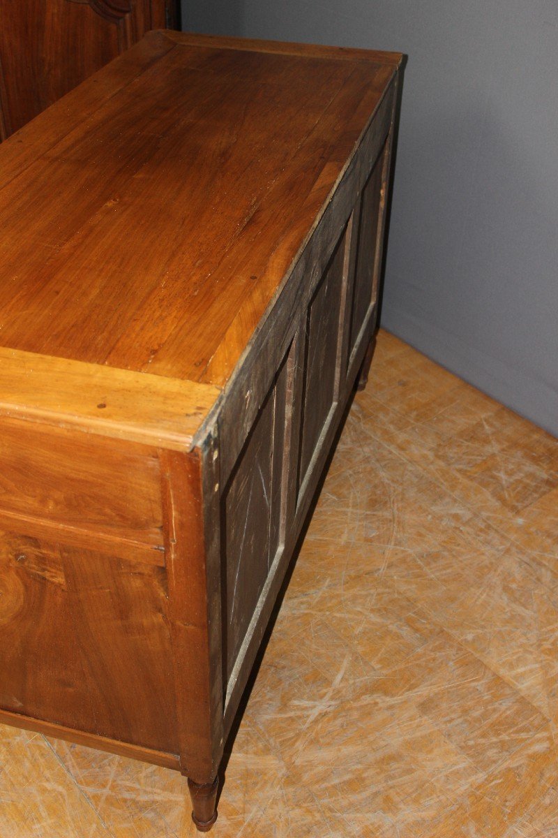 Louis XVI Chest Of Drawers In Walnut, Late 18th Century-photo-7