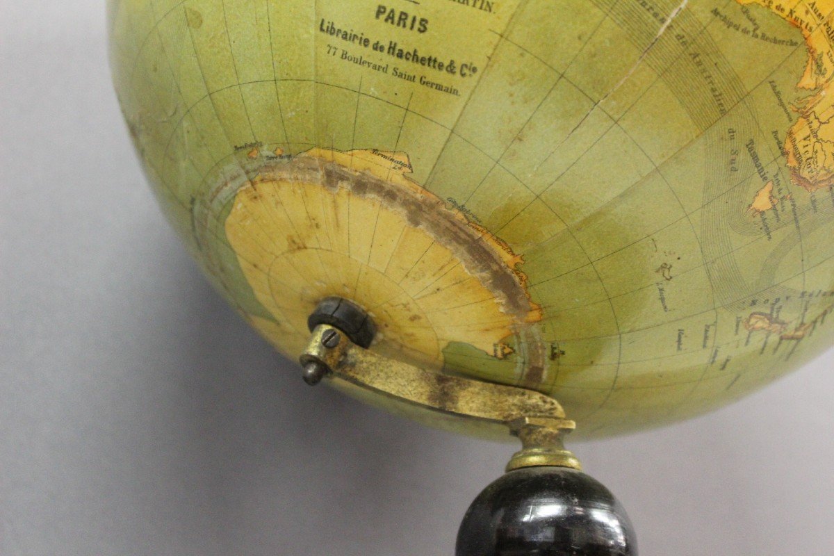 Terrestrial Globe By Vivien De Saint Martin Circa 1880-photo-7