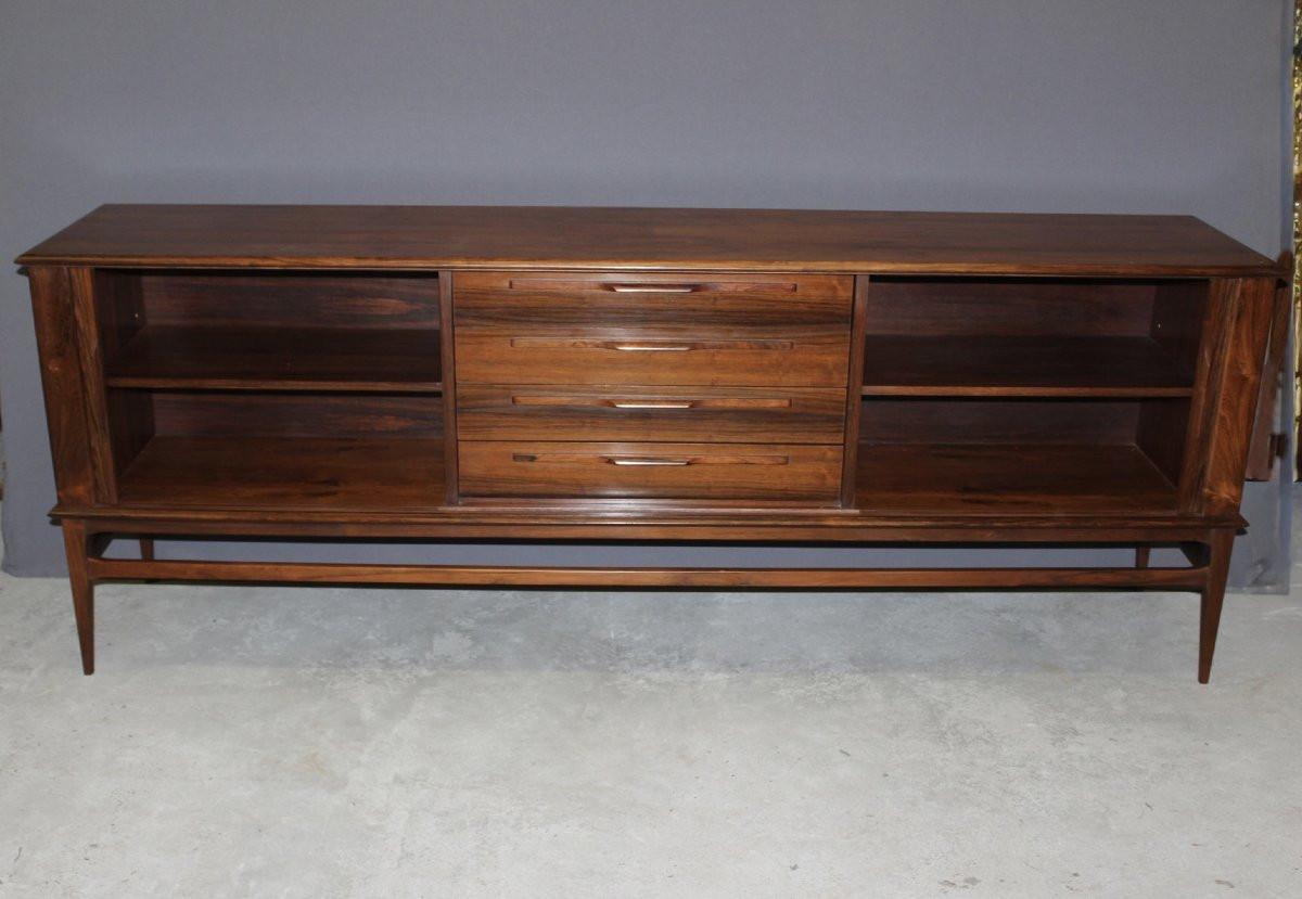 Enfilade En Palissandre édition Arno Vers 1960-photo-4