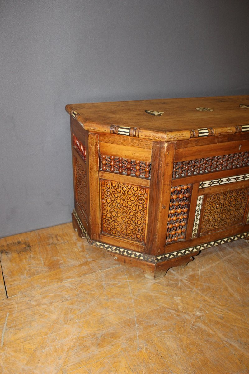 North African Chest, Early 20th Century-photo-4