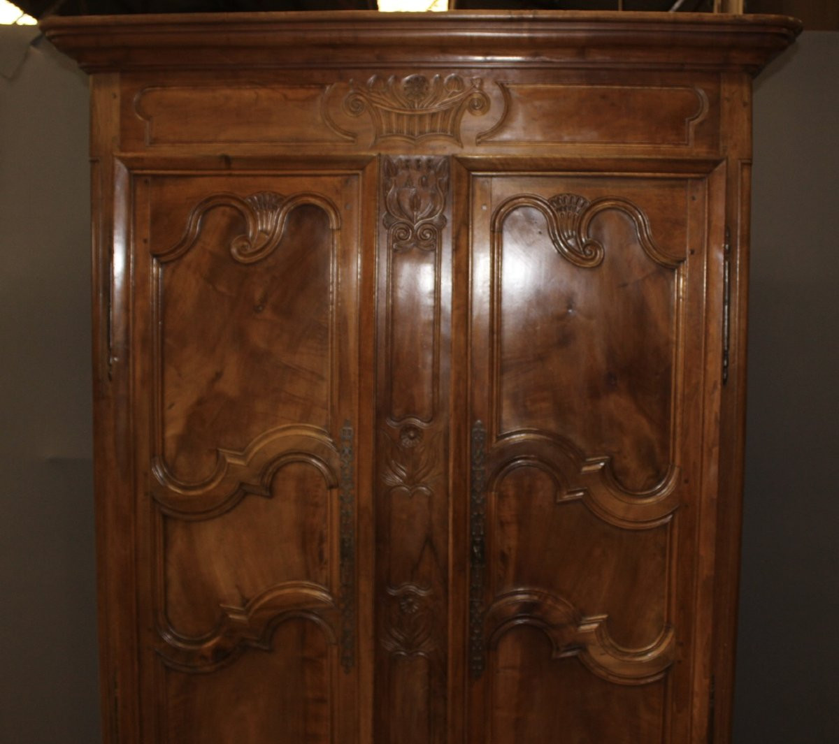 Armoire Bressane En Noyer Datée 1888-photo-7