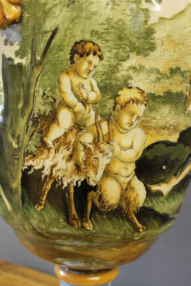 Grand Vase Italien De Style Renaissance-photo-4