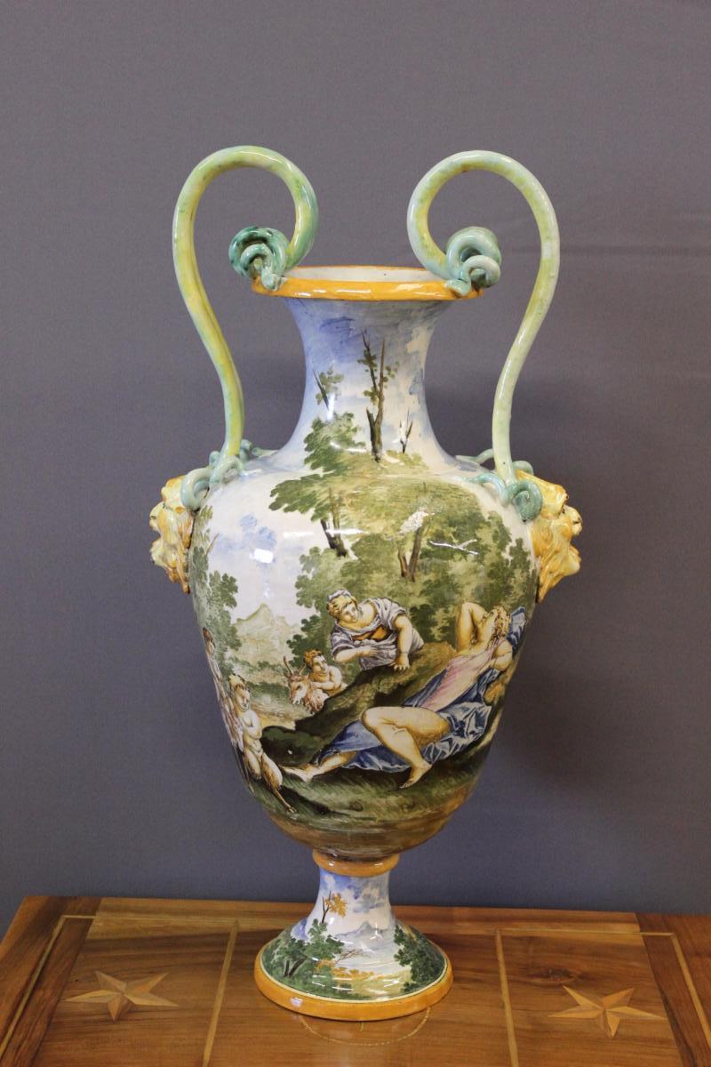 Grand Vase Italien De Style Renaissance-photo-6