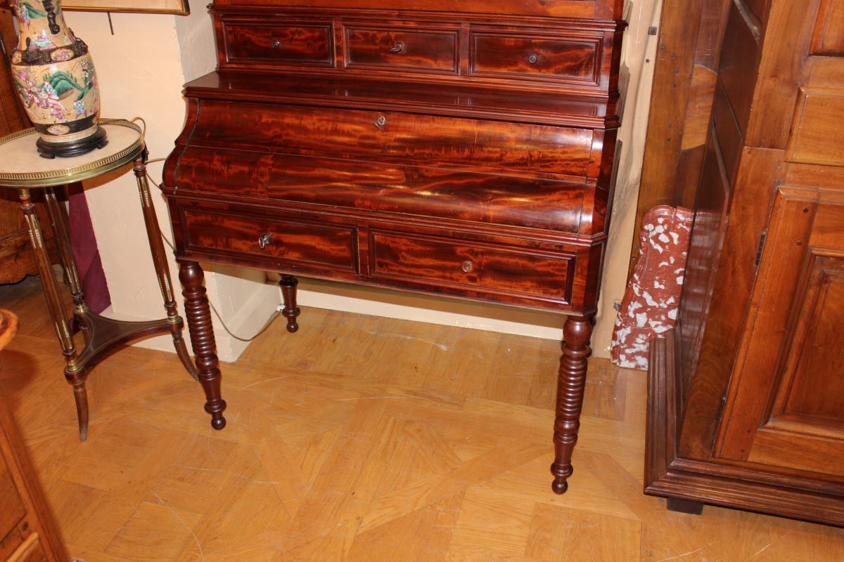 Mahogany Bureau Library-photo-2