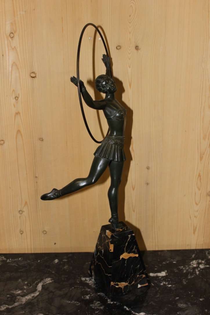 Art Deco Period Dancer Sculpture-photo-2