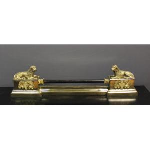 Bronze Hearth Bar Model With Dogs XIX