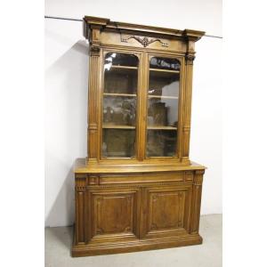 Late 19th Century Walnut Library