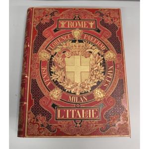 Italy And Rome By Gourdault Hachette Edition 1877