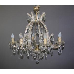 Murano Chandelier With Eight Lights Circa 1950