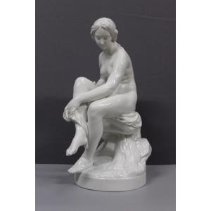 Venus In The Bath Porcelain Of Villenauxe La Grande XX