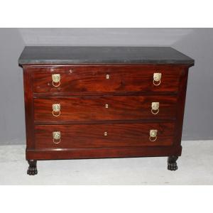 Return From Egypt Mahogany Chest Of Drawers Early 19th Century