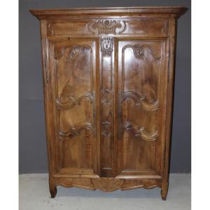 Armoire Bressane En Noyer Datée 1888