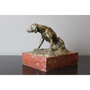 Hunting Dog In Bronze XIX