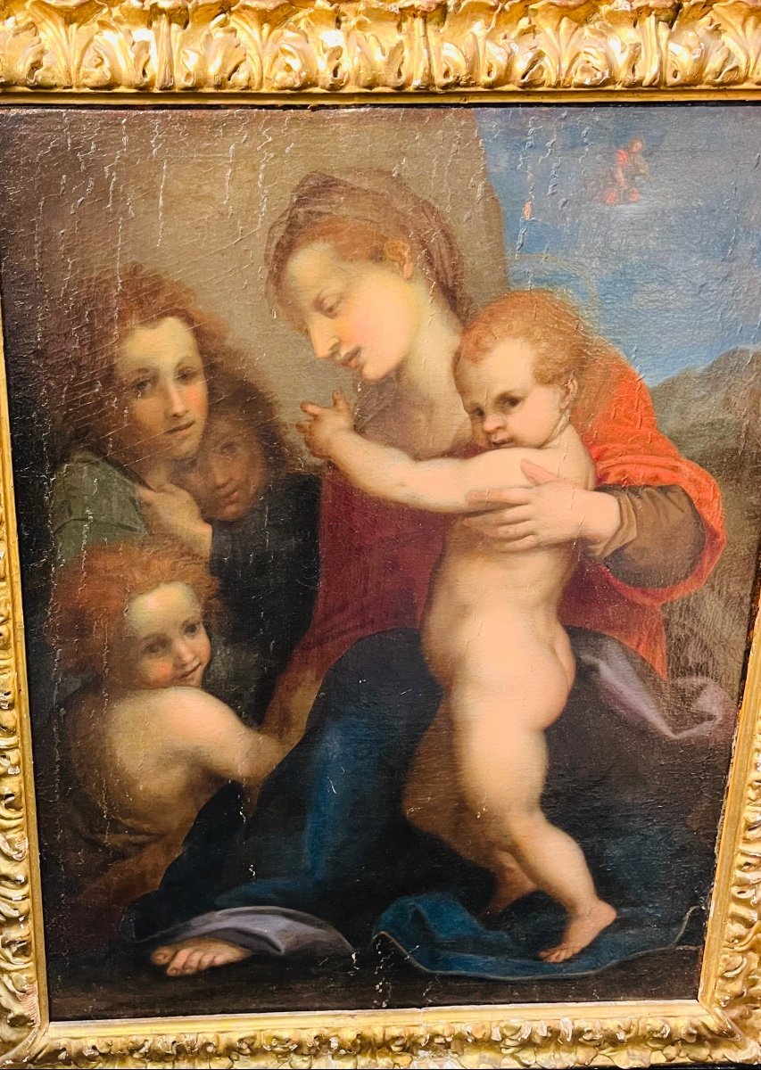 Suiveur D’andrea Del Sarto - La Sainte Famille - Vers 1600-photo-8