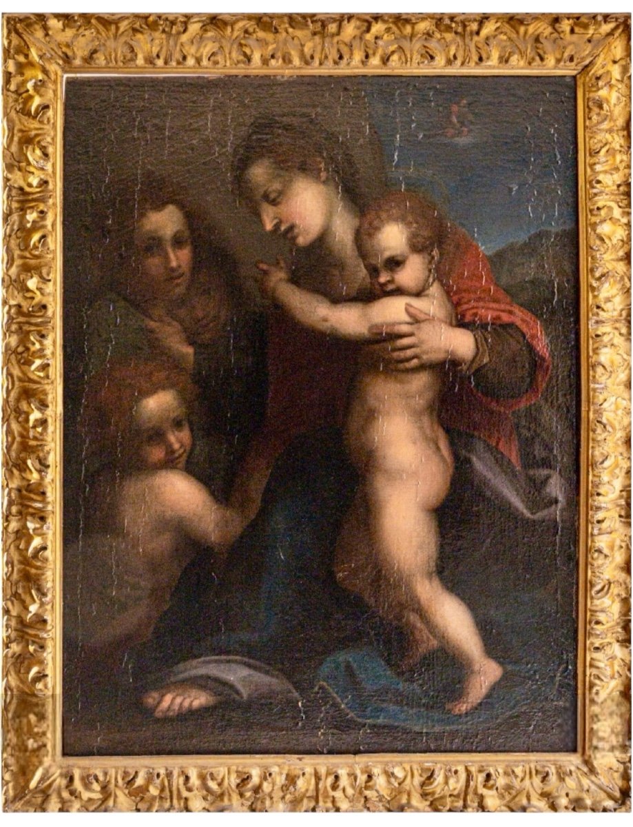 Suiveur D’andrea Del Sarto - La Sainte Famille - Vers 1600