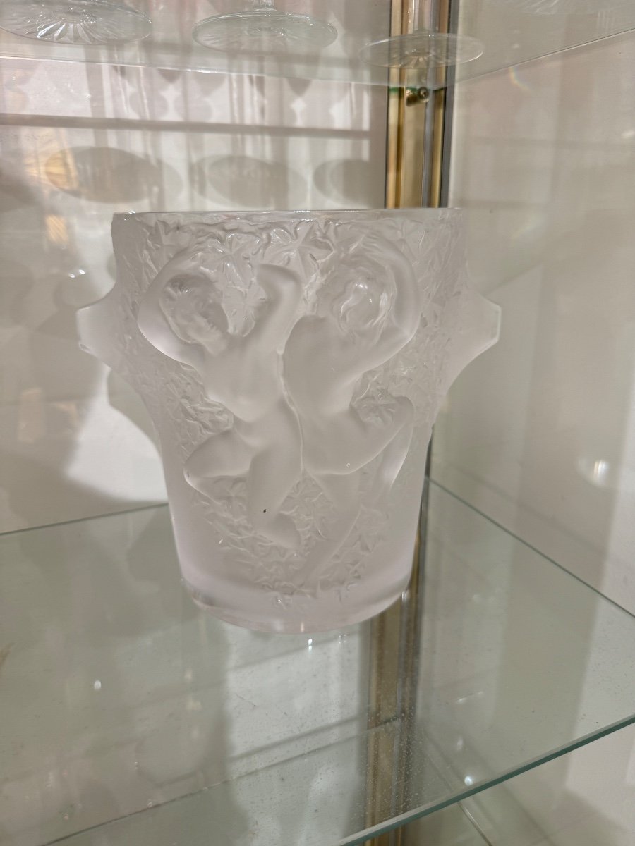 Lalique France - Ganymede Champagne Bucket Vase-photo-3