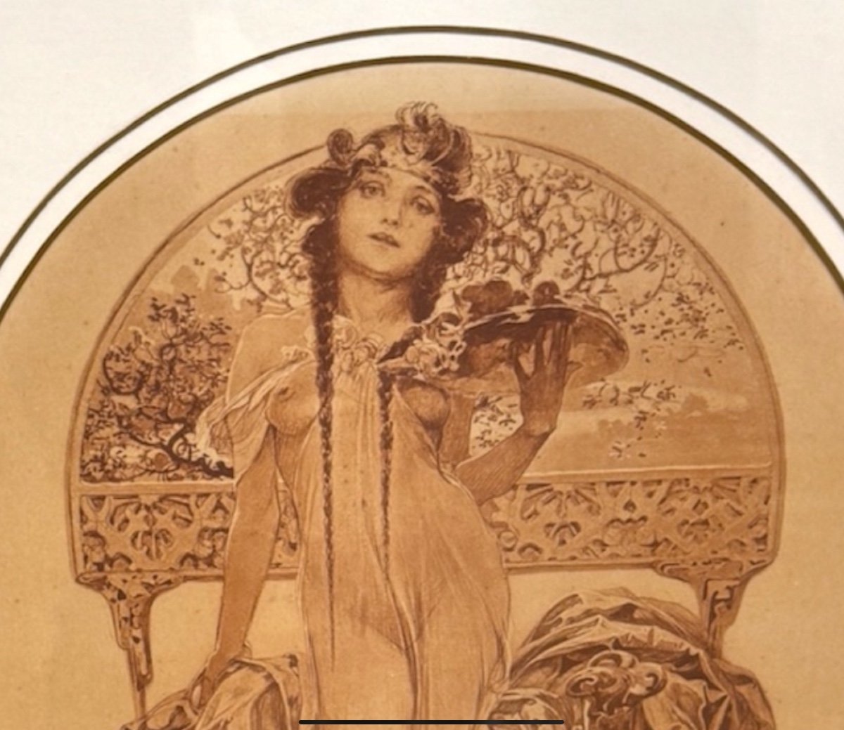 Alphonse Mucha - Decorative Documents, 1902 Lithograph On Vellum Paper Pl #6-photo-3