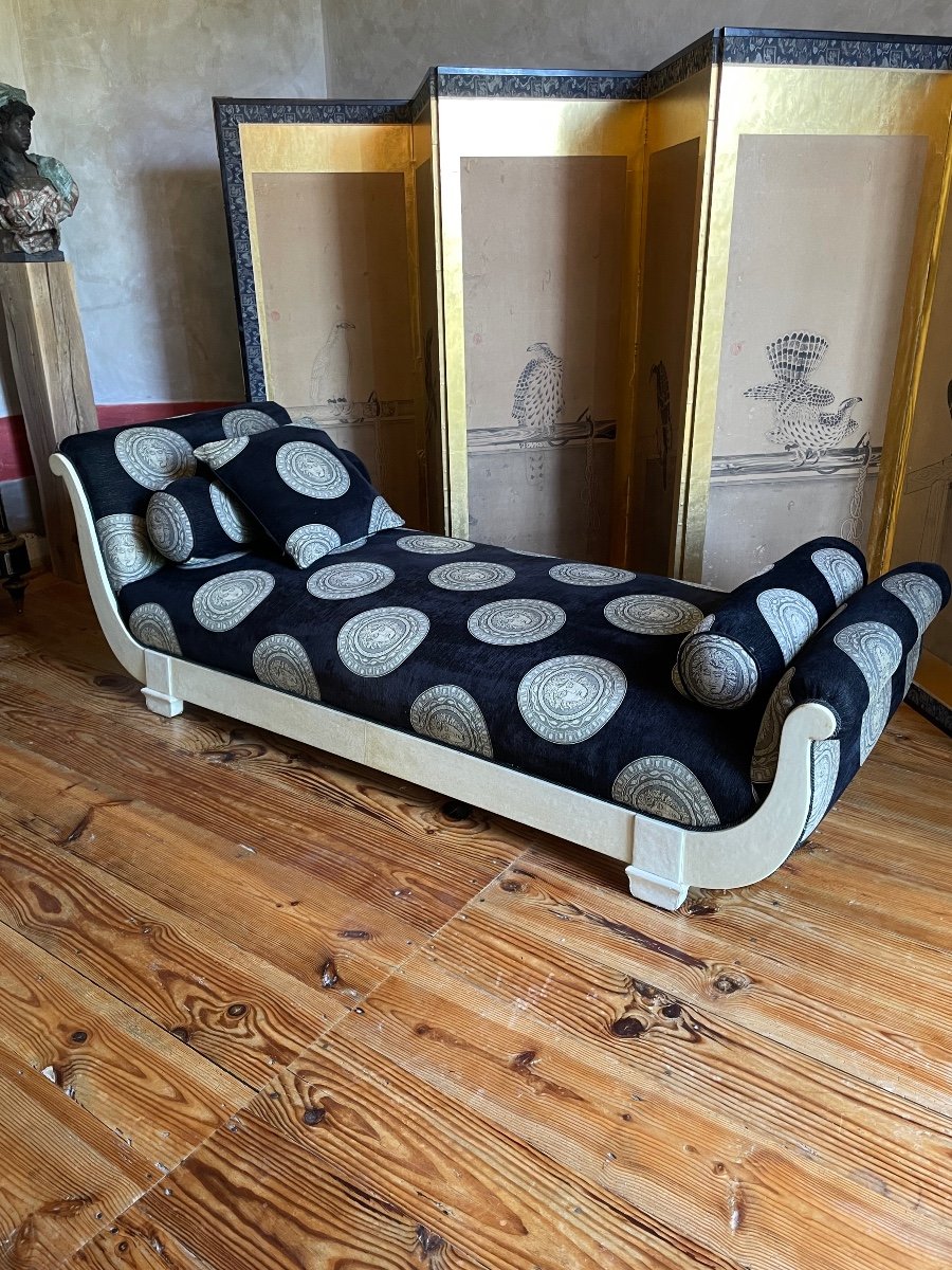 Art Deco Parchment Daybed-photo-7