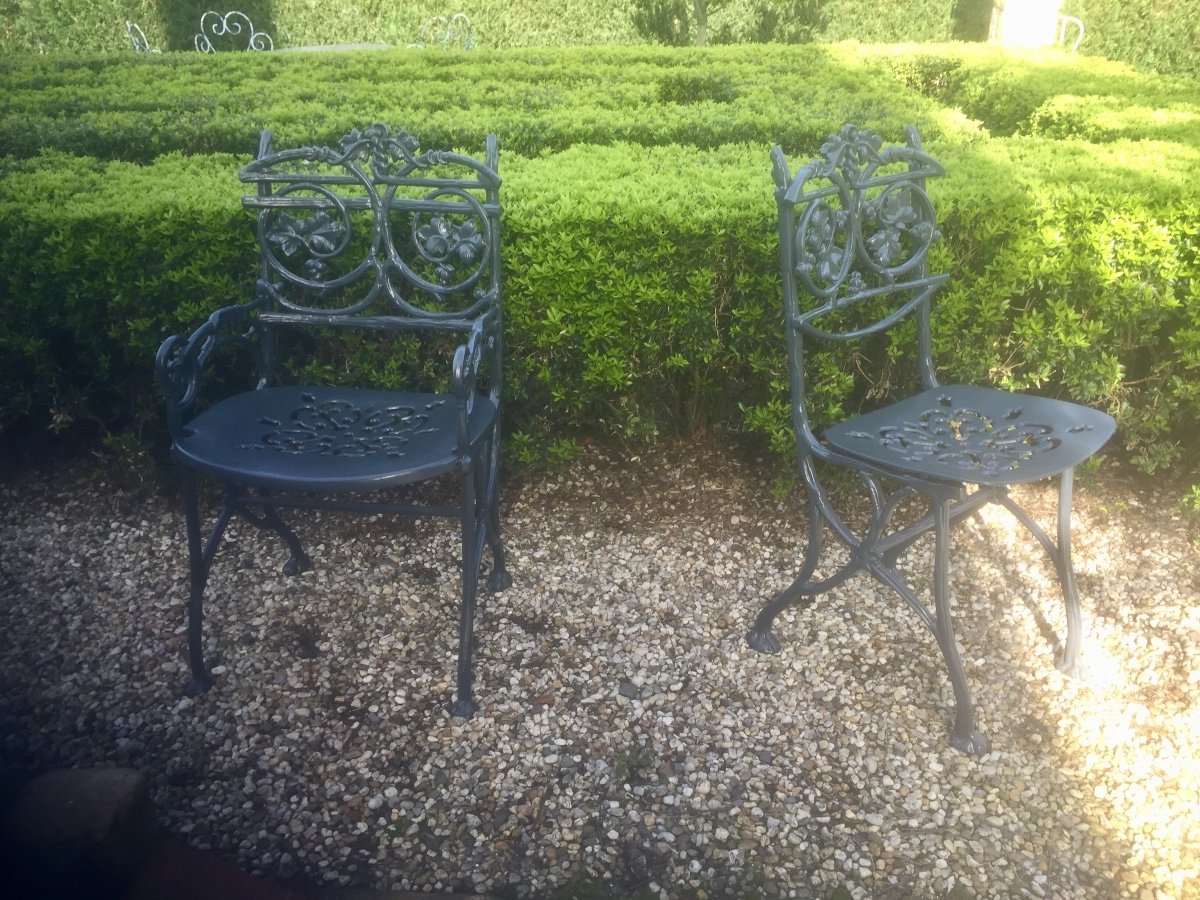 Fauteuil et chaise  de jardin   -photo-6