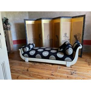 Art Deco Parchment Daybed