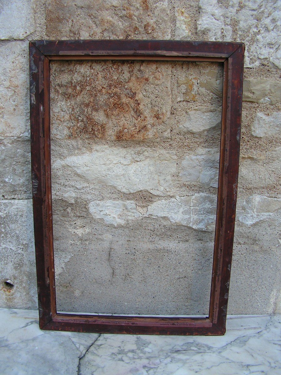 Mexico – Leather Frame Decorated With Drawings Of Ancient Mexican Civilizations-photo-2