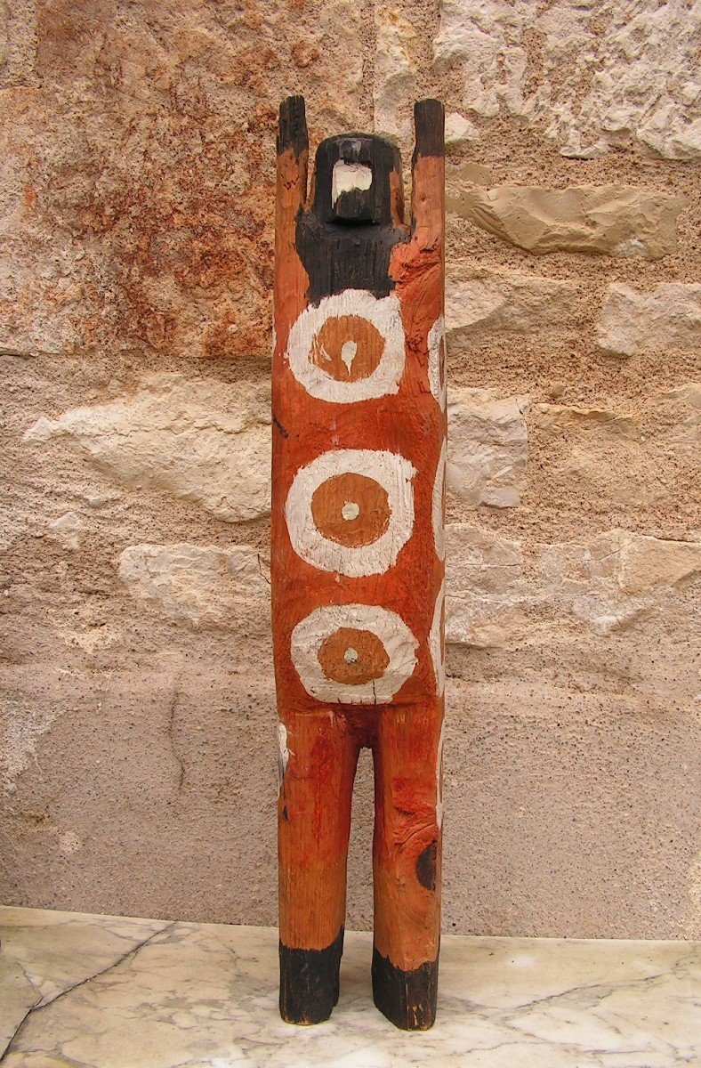 Navajo Art Brut Sculpture Attributed To Charlie Willeto Mid-century-photo-3