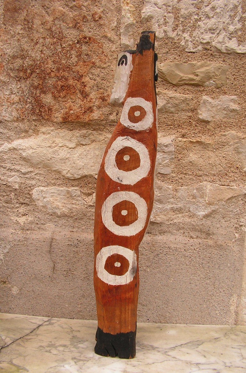 Navajo Art Brut Sculpture Attributed To Charlie Willeto Mid-century-photo-4