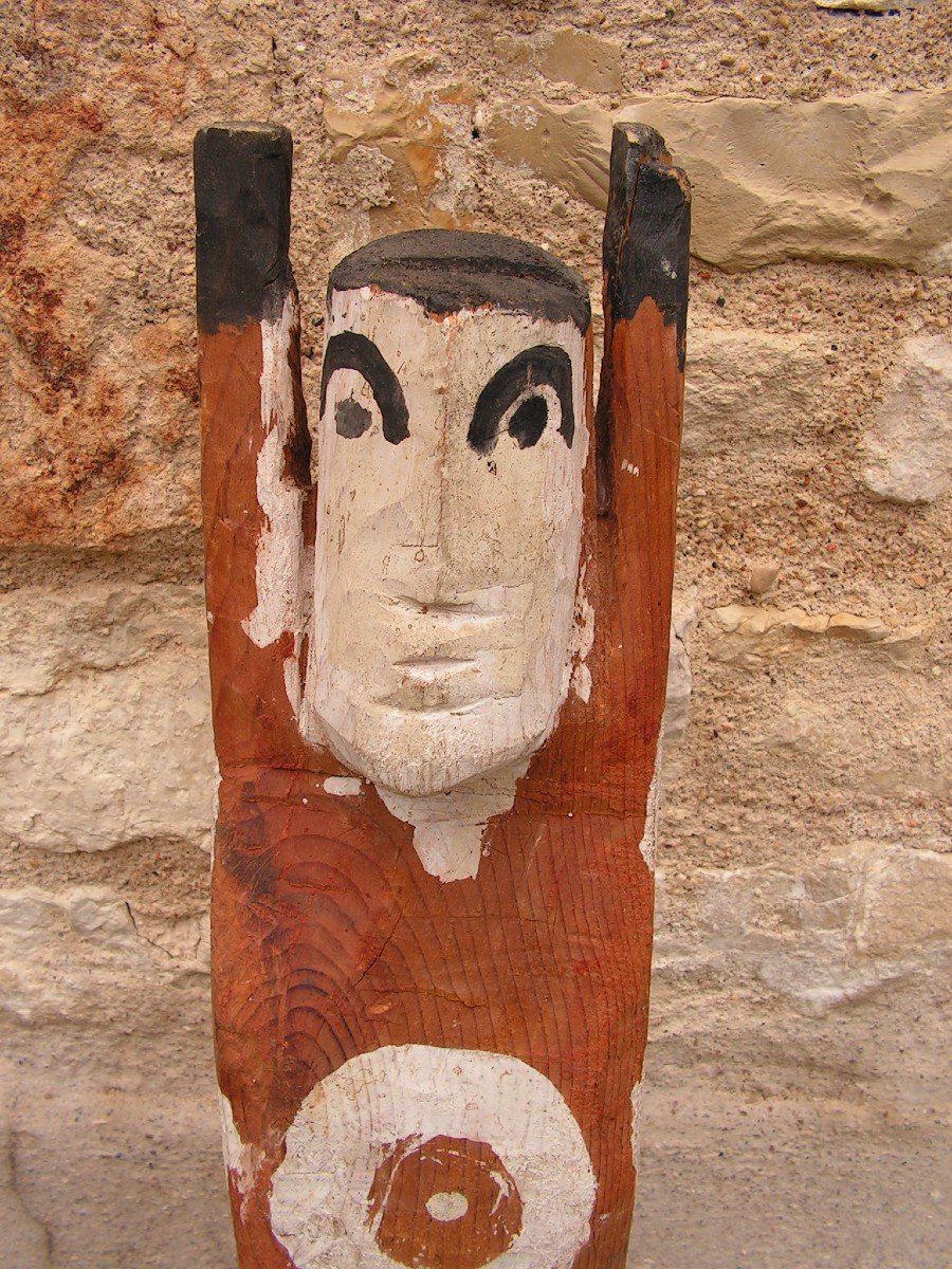 Navajo Art Brut Sculpture Attributed To Charlie Willeto Mid-century-photo-2