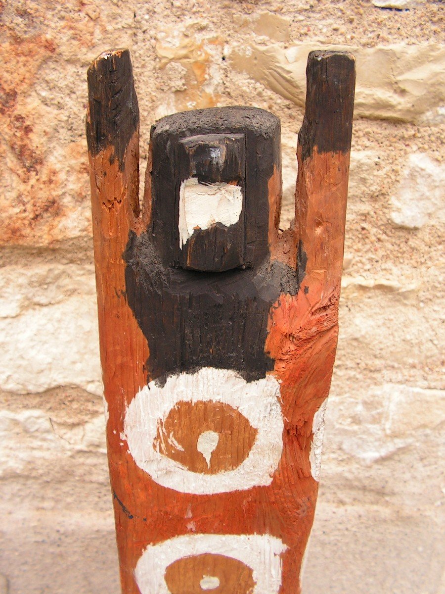 Navajo Art Brut Sculpture Attributed To Charlie Willeto Mid-century-photo-4