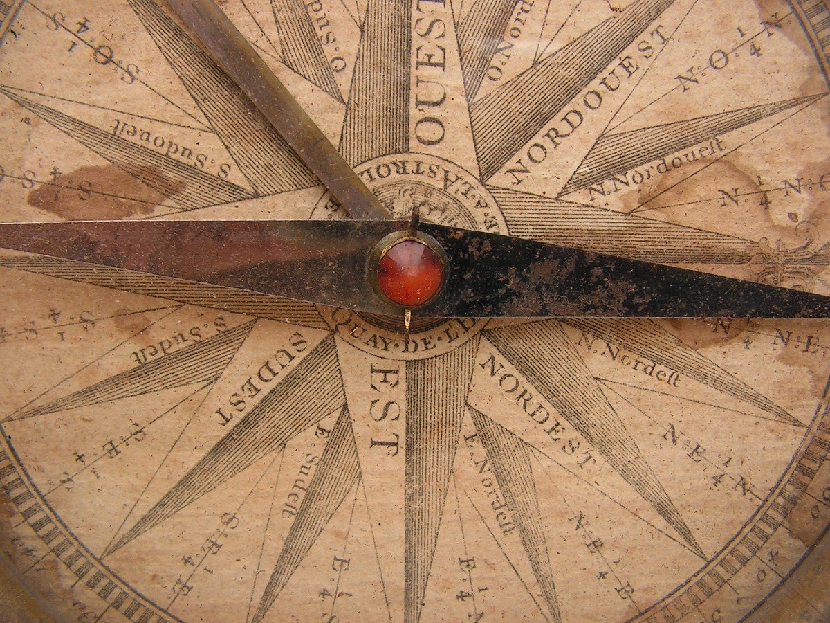 Boussole XVIII &egrave;me Cadot A l&#039;Astrolabe Quay De l&#039;Horloge-photo-3