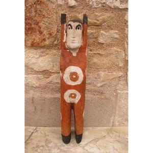 Navajo Art Brut Sculpture Attributed To Charlie Willeto Mid-century