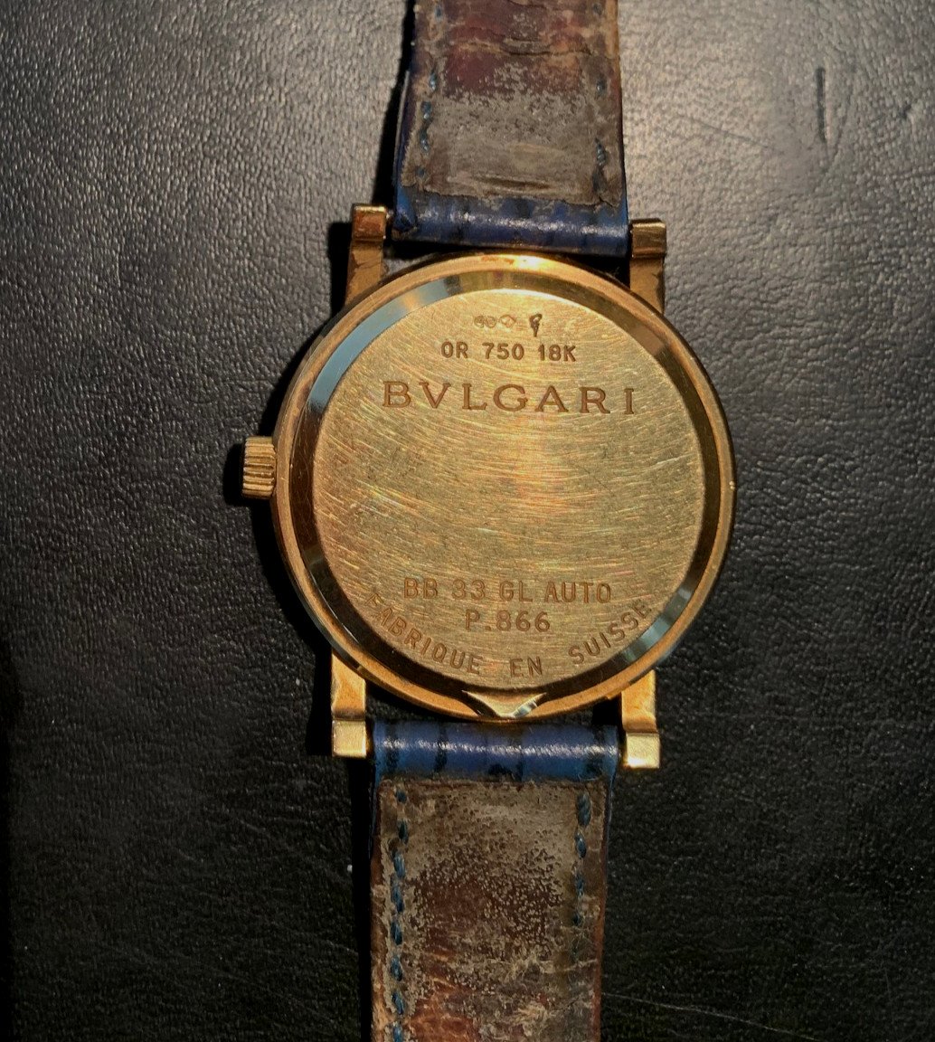 Montre Bulgari En Or Automatique -photo-2