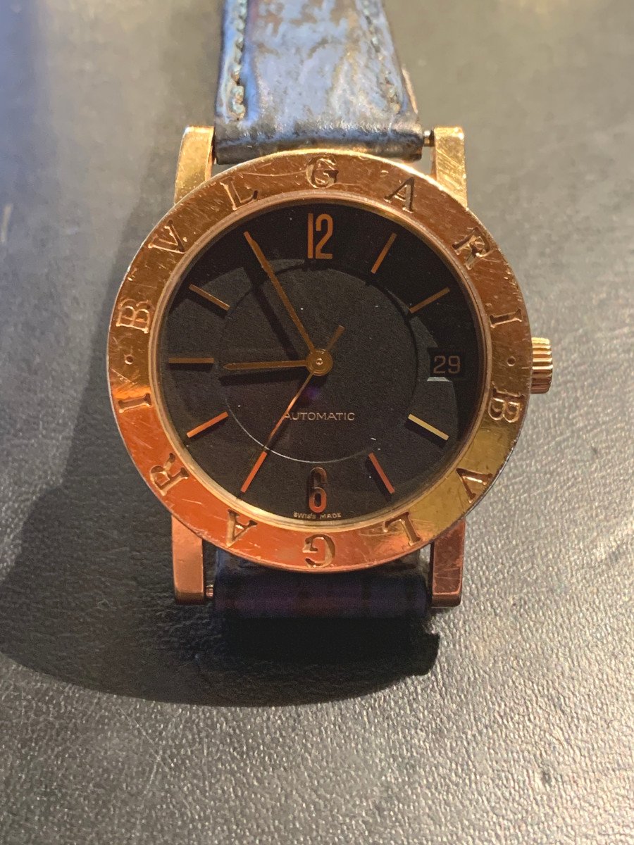 Montre Bulgari En Or Automatique 